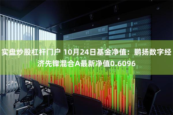 实盘炒股杠杆门户 10月24日基金净值：鹏扬数字经济先锋